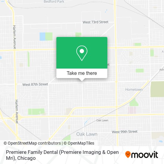 Mapa de Premiere Family Dental (Premiere Imaging & Open Mri)