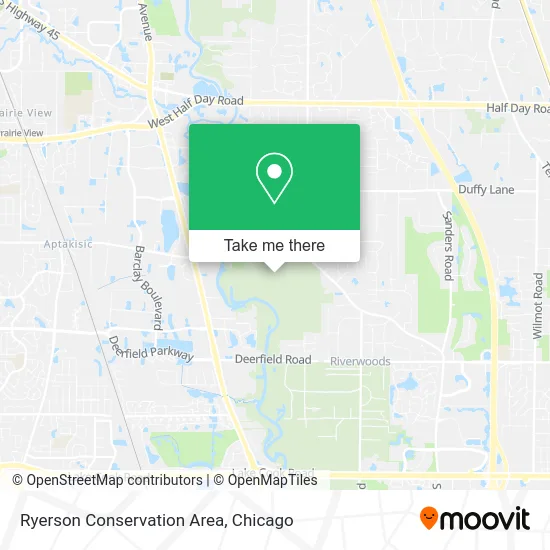 Ryerson Conservation Area map