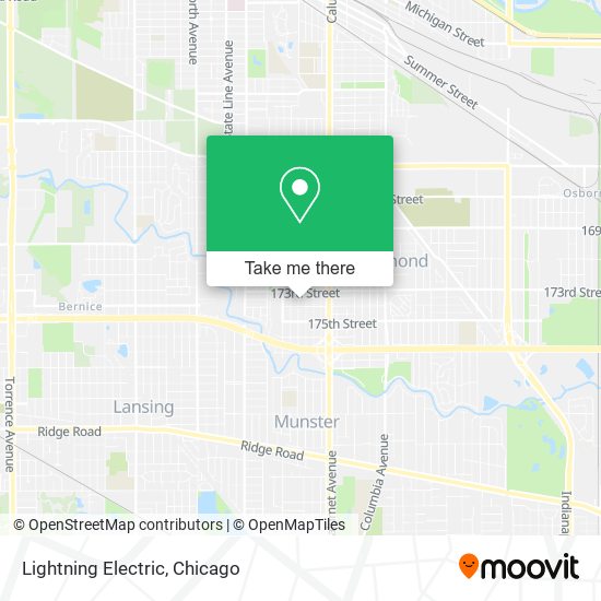 Lightning Electric map