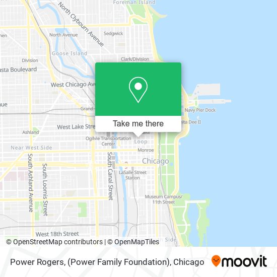 Power Rogers, (Power Family Foundation) map