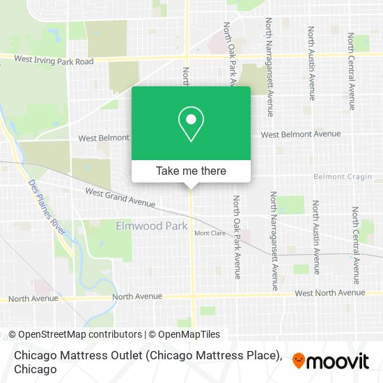 Mapa de Chicago Mattress Outlet (Chicago Mattress Place)