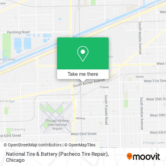 Mapa de National Tire & Battery (Pacheco Tire Repair)