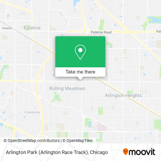 Arlington Park (Arlington Race Track) map