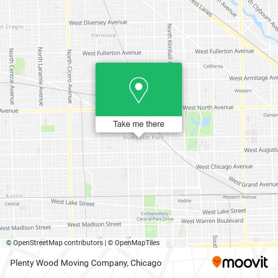 Mapa de Plenty Wood Moving Company