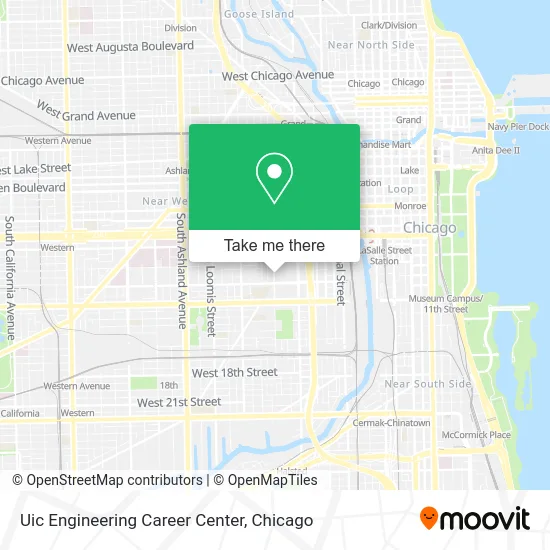 Uic Engineering Career Center map