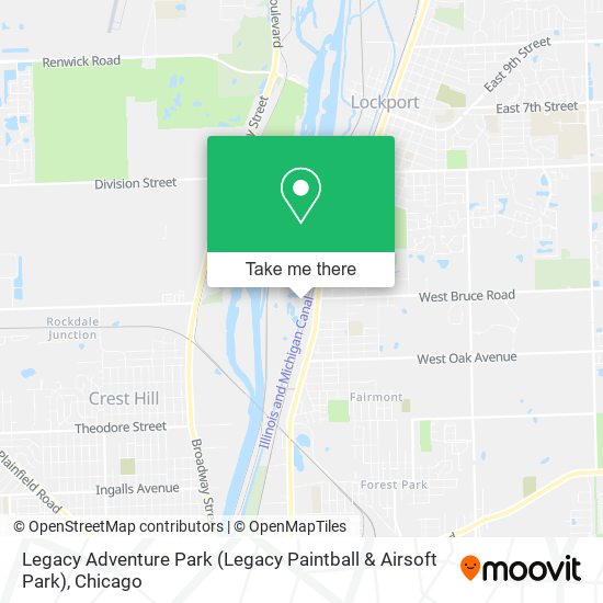 Mapa de Legacy Adventure Park (Legacy Paintball & Airsoft Park)