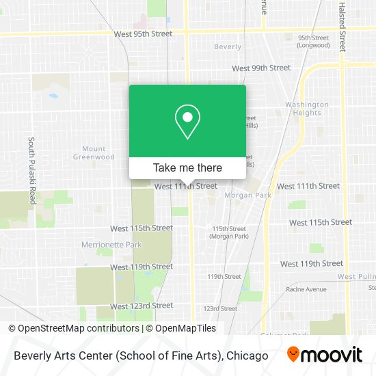 Beverly Arts Center (School of Fine Arts) map