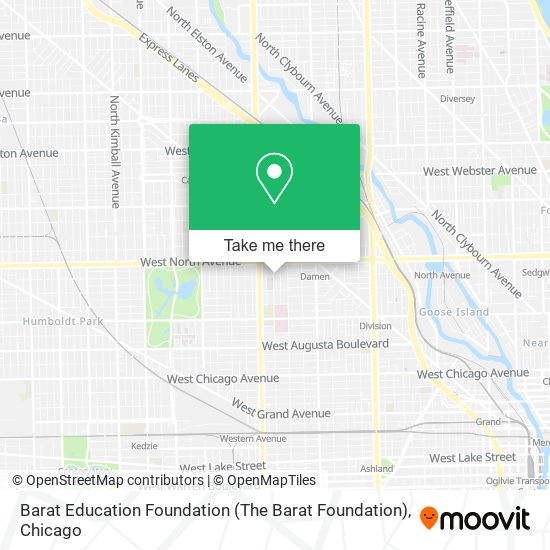Mapa de Barat Education Foundation (The Barat Foundation)