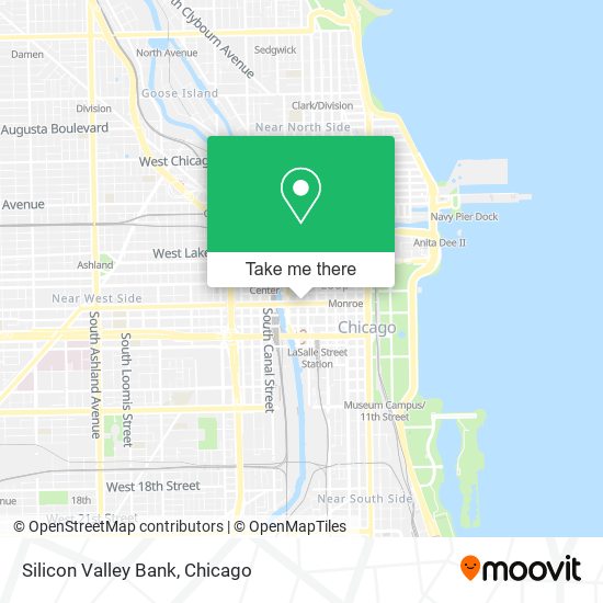 Silicon Valley Bank map