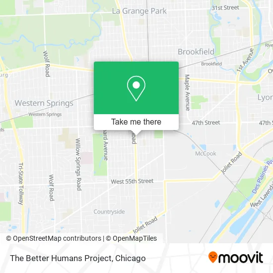 The Better Humans Project map