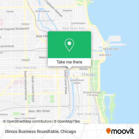 Illinois Business Roundtable map