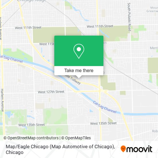 Map / Eagle Chicago (Map Automotive of Chicago) map