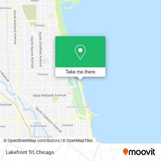Lakefront Trl map