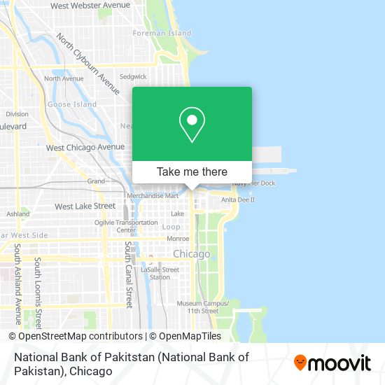 National Bank of Pakitstan map