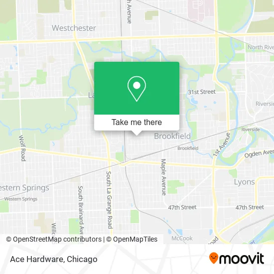 Mapa de Ace Hardware