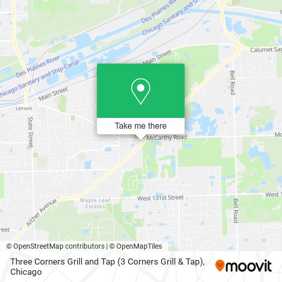 Three Corners Grill and Tap (3 Corners Grill & Tap) map