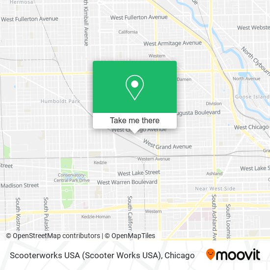 Mapa de Scooterworks USA (Scooter Works USA)