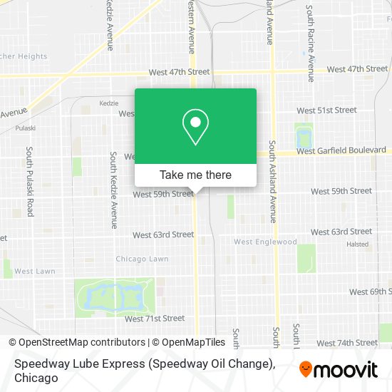 Mapa de Speedway Lube Express (Speedway Oil Change)