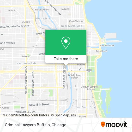 Criminal Lawyers Buffalo map