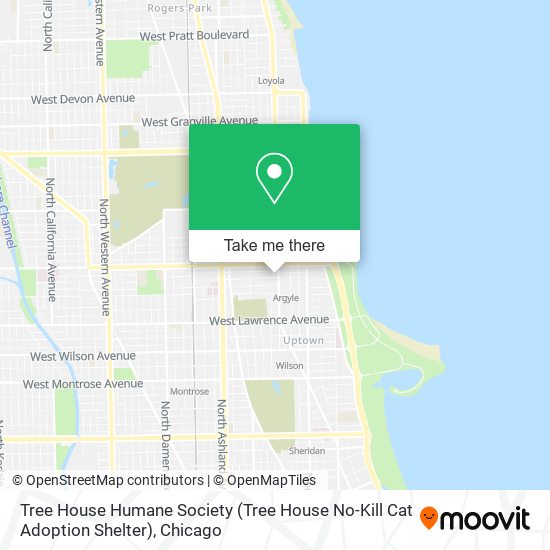 Tree House Humane Society (Tree House No-Kill Cat Adoption Shelter) map