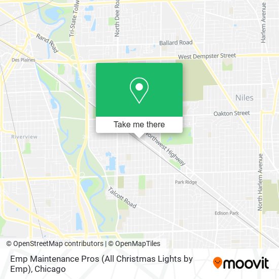 Emp Maintenance Pros (All Christmas Lights by Emp) map