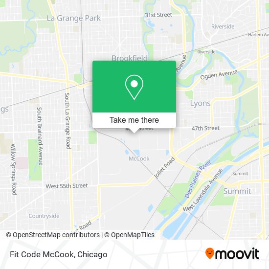 Fit Code McCook map