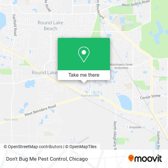 Don't Bug Me Pest Control map