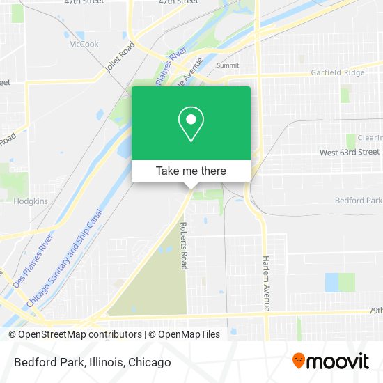 Mapa de Bedford Park, Illinois