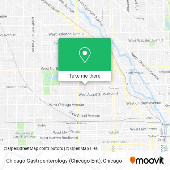 Mapa de Chicago Gastroenterology (Chicago Ent)