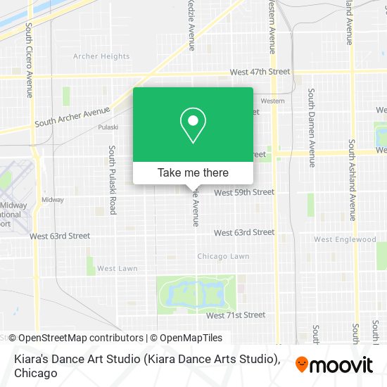 Kiara's Dance Art Studio (Kiara Dance Arts Studio) map