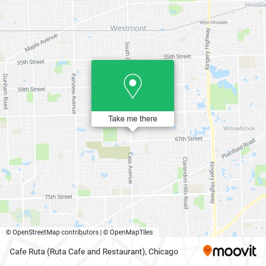 Mapa de Cafe Ruta (Ruta Cafe and Restaurant)