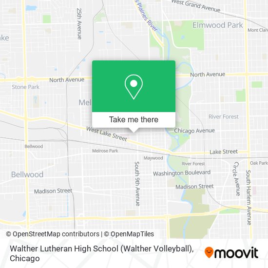 Mapa de Walther Lutheran High School (Walther Volleyball)