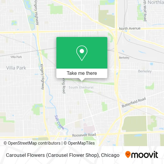 Carousel Flowers (Carousel Flower Shop) map