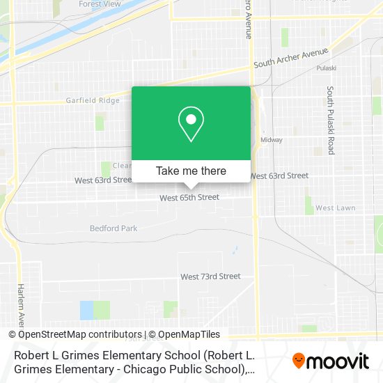 Mapa de Robert L Grimes Elementary School (Robert L. Grimes Elementary - Chicago Public School)