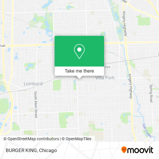 BURGER KING map