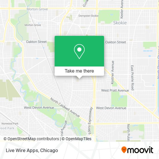 Live Wire Apps map