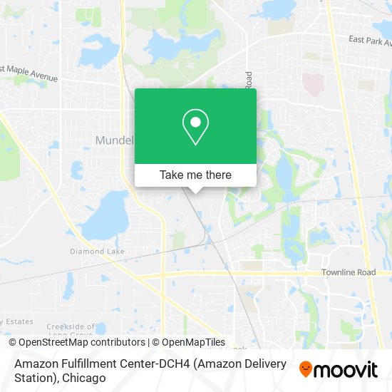 Amazon Fulfillment Center-DCH4 (Amazon Delivery Station) map