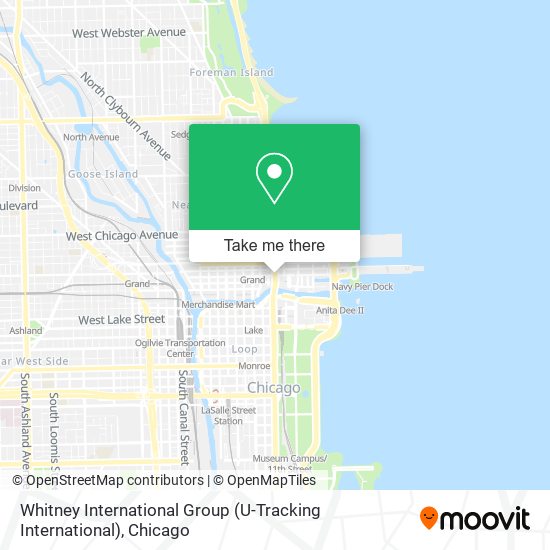 Mapa de Whitney International Group (U-Tracking International)