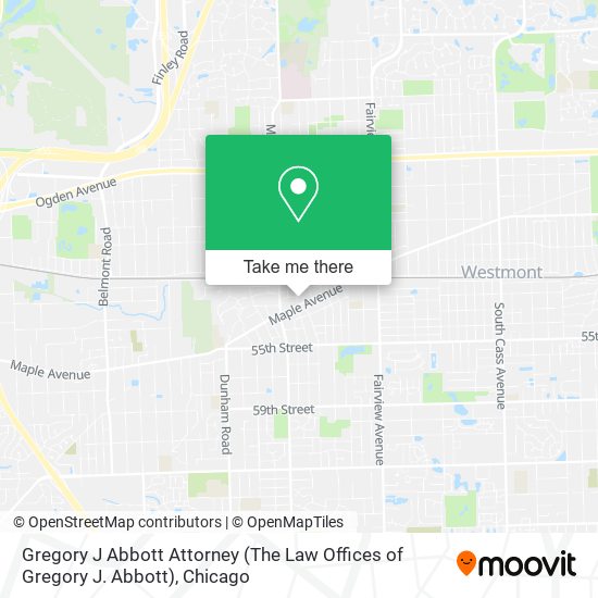 Mapa de Gregory J Abbott Attorney (The Law Offices of Gregory J. Abbott)