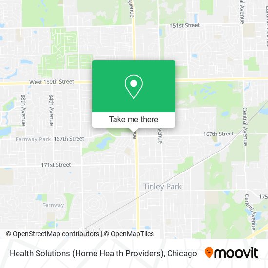 Mapa de Health Solutions (Home Health Providers)