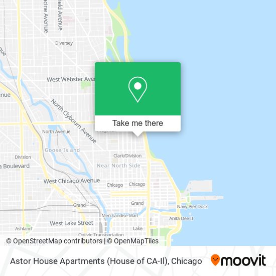 Mapa de Astor House Apartments (House of CA-Il)