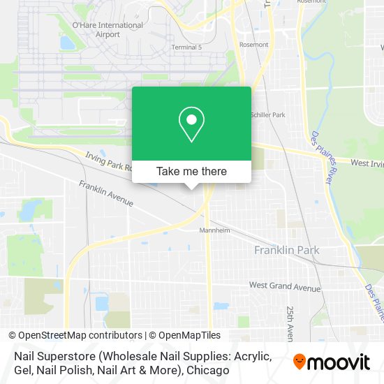 Mapa de Nail Superstore (Wholesale Nail Supplies: Acrylic, Gel, Nail Polish, Nail Art & More)