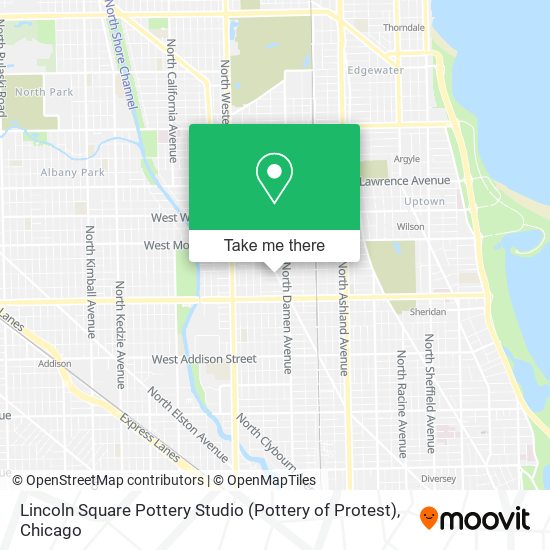 Mapa de Lincoln Square Pottery Studio (Pottery of Protest)