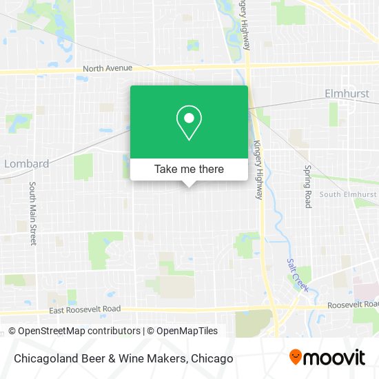 Chicagoland Beer & Wine Makers map