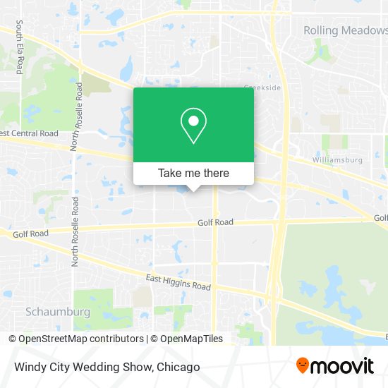 Mapa de Windy City Wedding Show