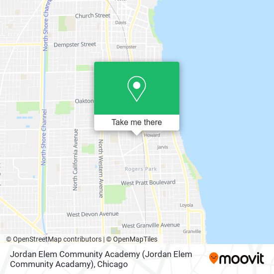 Jordan Elem Community Academy map