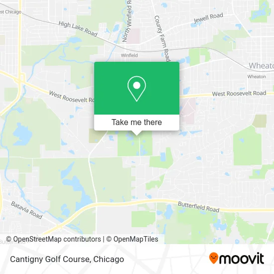 Cantigny Golf Course map