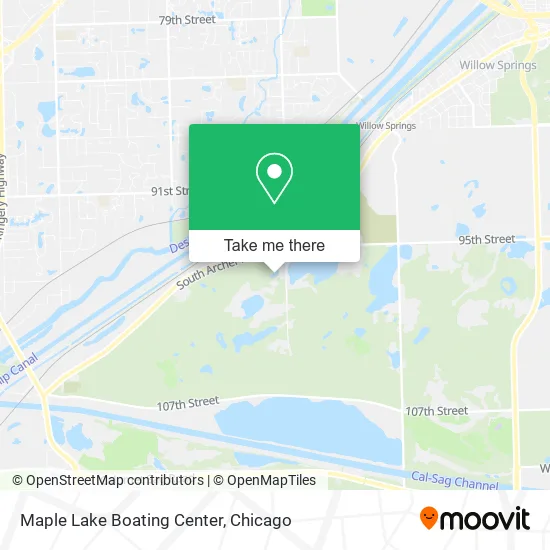 Maple Lake Boating Center map