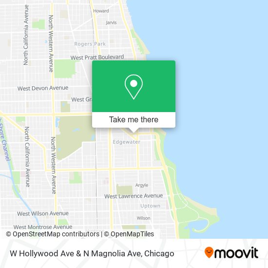 Mapa de W Hollywood Ave & N Magnolia Ave