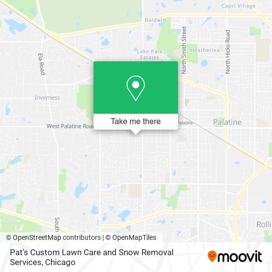 Mapa de Pat's Custom Lawn Care and Snow Removal Services